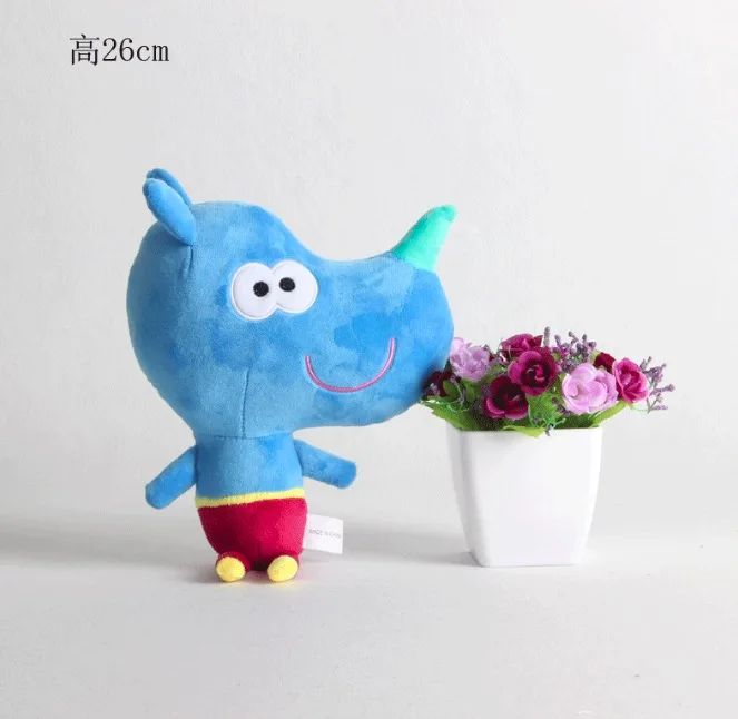 20-28 см мультфильм Эй Duggee Norrie Betty Tag Happy Roly плюшевые куклы Подарки для детей игрушка tfa1986