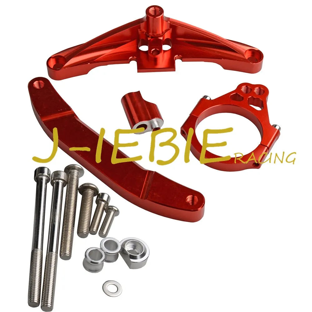 

CNC Steering Damper Stabilizer Bracket Mounting For Yamaha FZ1 FAZER 2006-2015 2007 2008 2009 2010 2011 2012 2013 2014 Red