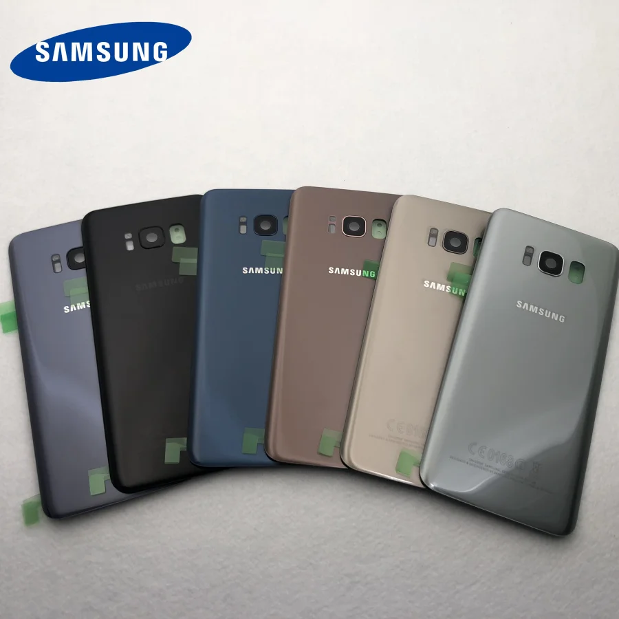 S8 полный корпус Стекло S8 задняя крышка аккумулятора чехол средняя рамка для Samsung Galaxy S8 g950 G950F G950FD заднее стекло