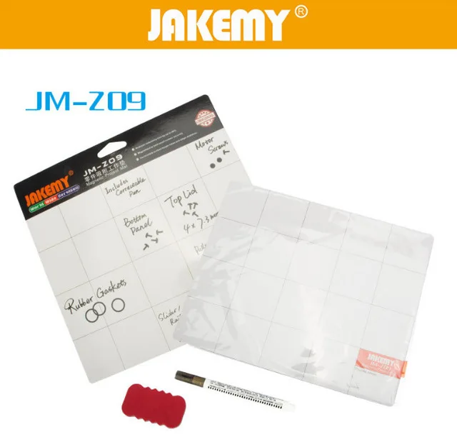 Magnetic Project Mat Screw Work Pad with Marker Pen Eraser for Mobile Cell Phone Laptop Tablet Phone Repair Tools Board Plate