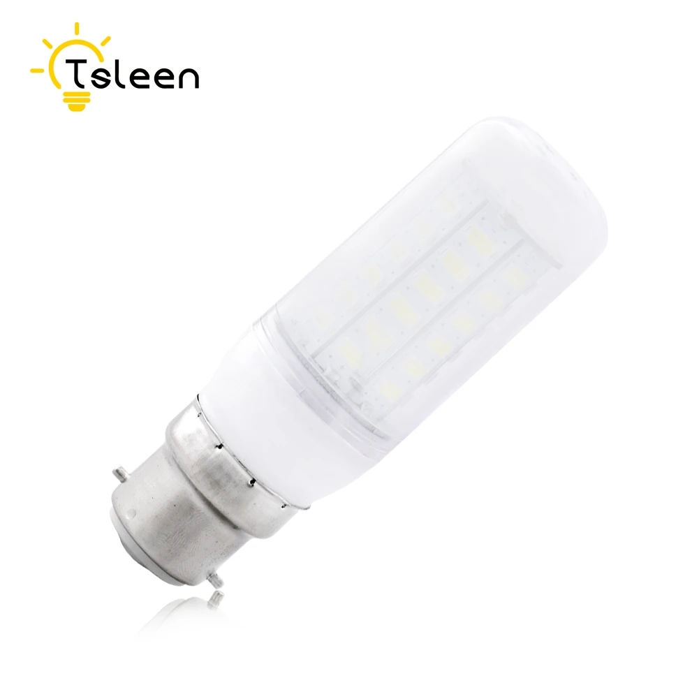 TSLEEN 5 шт. яркий E14 E27 B22 G9 GU10 база молочно-белый 5730 чип светодиодный кукурузная осветительная лампочка Холодный белый/теплый белый/розовый/фиолетовый, 7 Вт, 9 Вт, 12 Вт, 15 Вт, 20 Вт, 25 Вт
