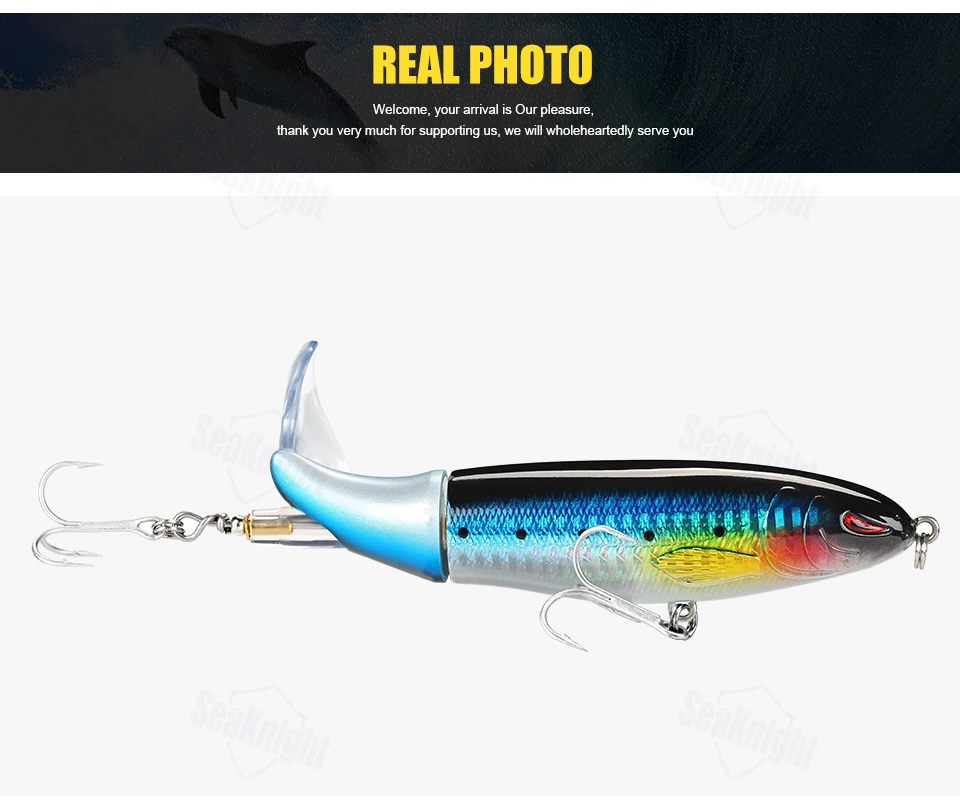 SeaKnight SK050 Whopper Plopper набор рыболовной приманки 7 шт. 13 г 19 г 39 г Topwater приманка жесткая Приманка VMC крючок Карп Seabass рыболовные снасти