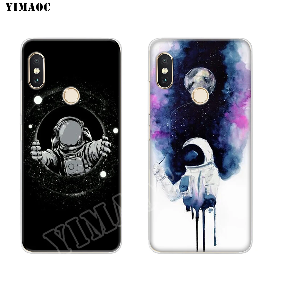 Мягкий силиконовый чехол YIMAOC astronaut WaterColor sketch для POCOPHONE F1 Xiaomi Redmi Note 6 7 Pro 6A Mi 8 Lite TPU -