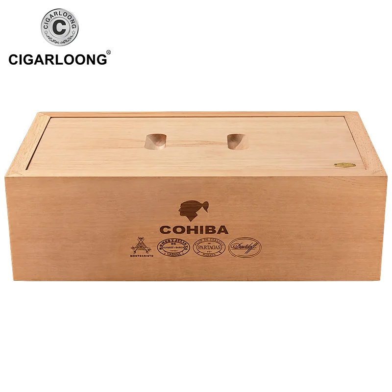 CIGARLOON коробка для сигар увлажняющая кедровая древесина большая емкость