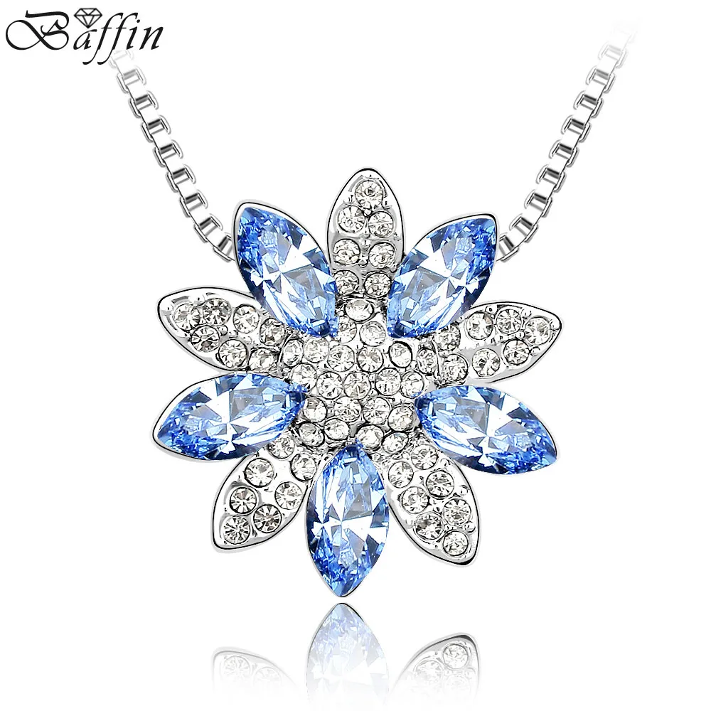 Женское колье с кристаллами Swarovski|pendant shade|bijoux pendantbijoux imitation |