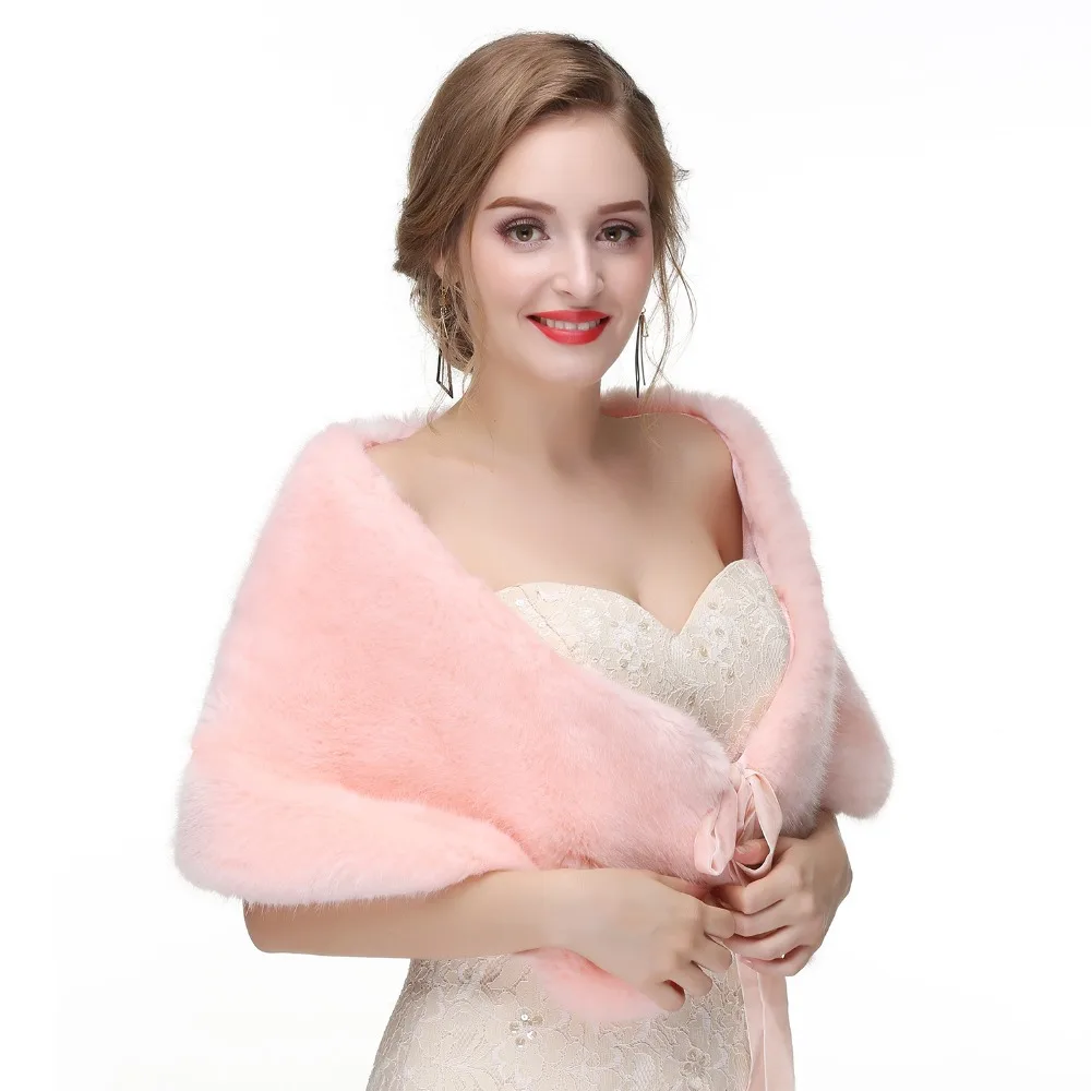 Женское свадебное пальто Forevergracedress элегантное мягкое болеро из искусственного