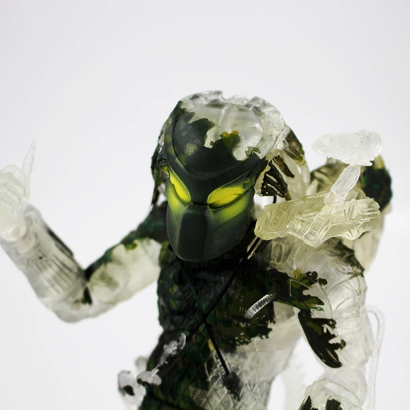 20-22 см NECA фигура хищника игрушки инопланетяне против Хищника бетон джунгли Охотник демон с оружием 30-летие ПВХ Модель Куклы