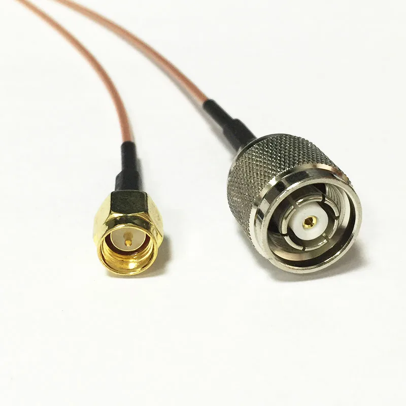 Wi Fi антенный адаптер RP TNC штырьковый разъем SMA Штекер кабель перемычки RF RG178 15 см