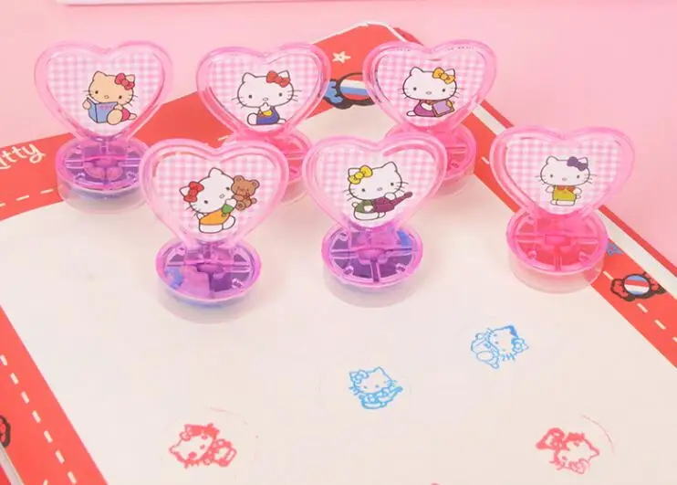 5 упаковок (6 маленьких для 1 упаковки) Детские Мини-марки Doraemon самостоятельного