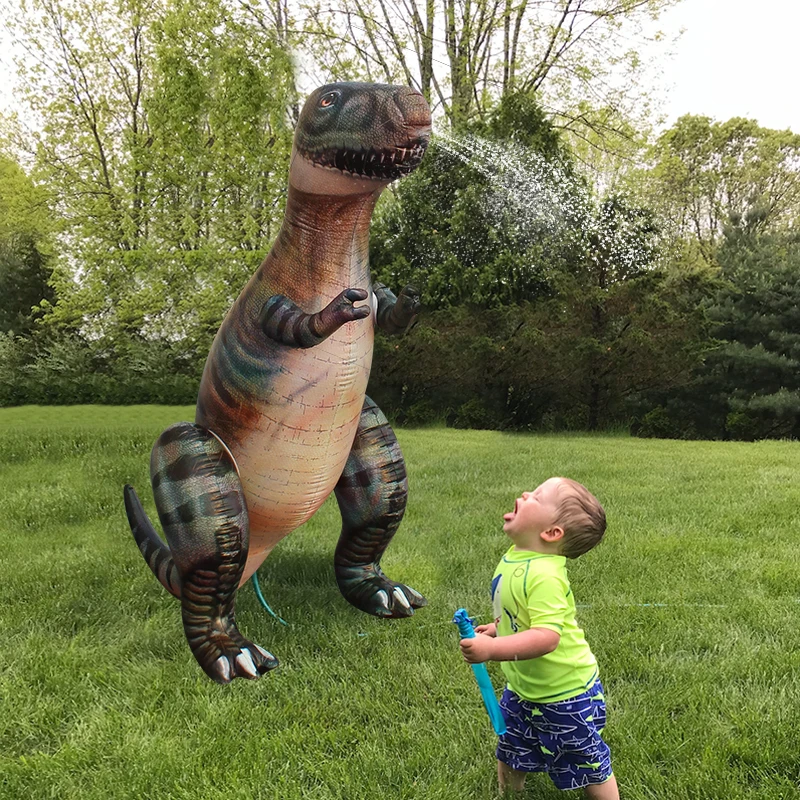 1 8 м динозавр трава распылитель воды спринклер детский надувной бассейн игрушки