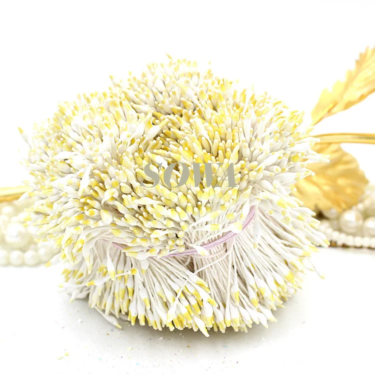 Бесплатная Доставка Оптом 800 шт./лот 1 мм светло желтый и белый цвета двойной