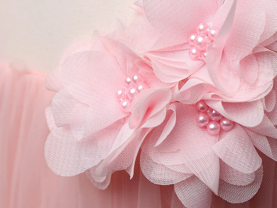 2017 Летние Детские платья для девочек бальное платье без рукавов маленьких