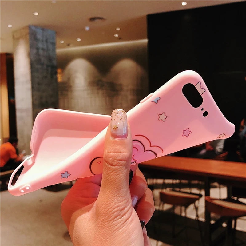 Силиконовый чехол KONGREY для iPhone 7 Plus 6 6s XR мягкий из ТПУ с мультяшным единорогом