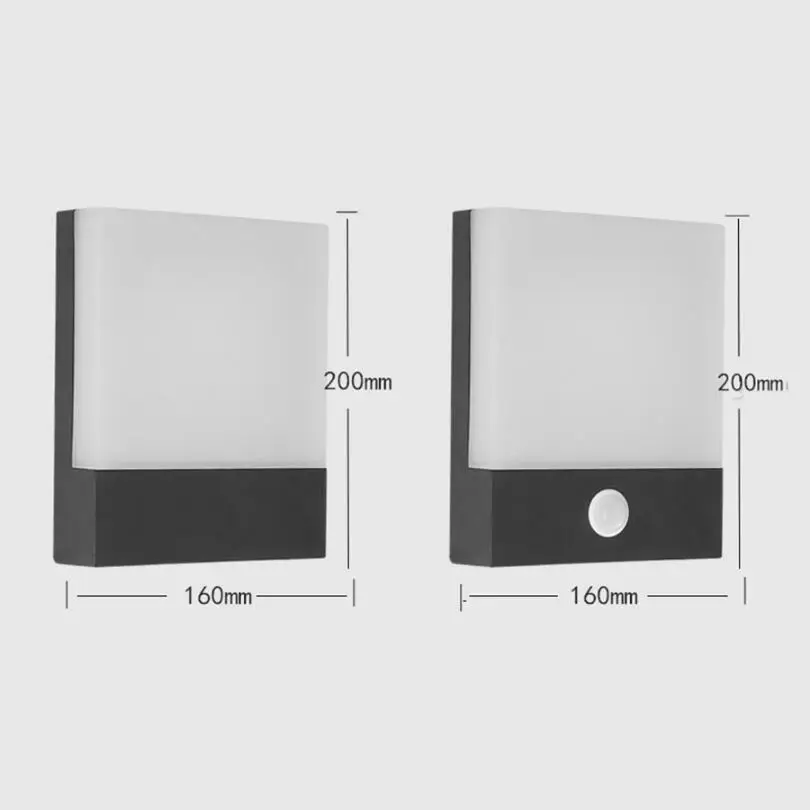 18 Вт датчик движения человеческого тела наружный светодиодный настенный