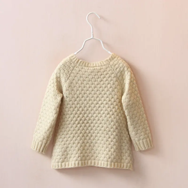 Высокое качество Дизайнер дети свитер осень зима девушки парни трикотаж одежда