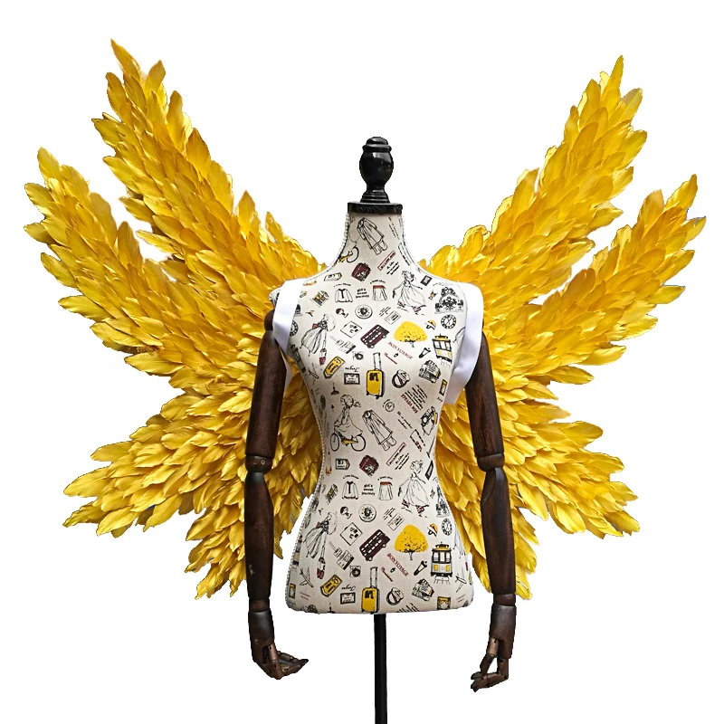 Украшения для дня рождения Хэллоуина свадьбы Красивые Крылья ангела белые