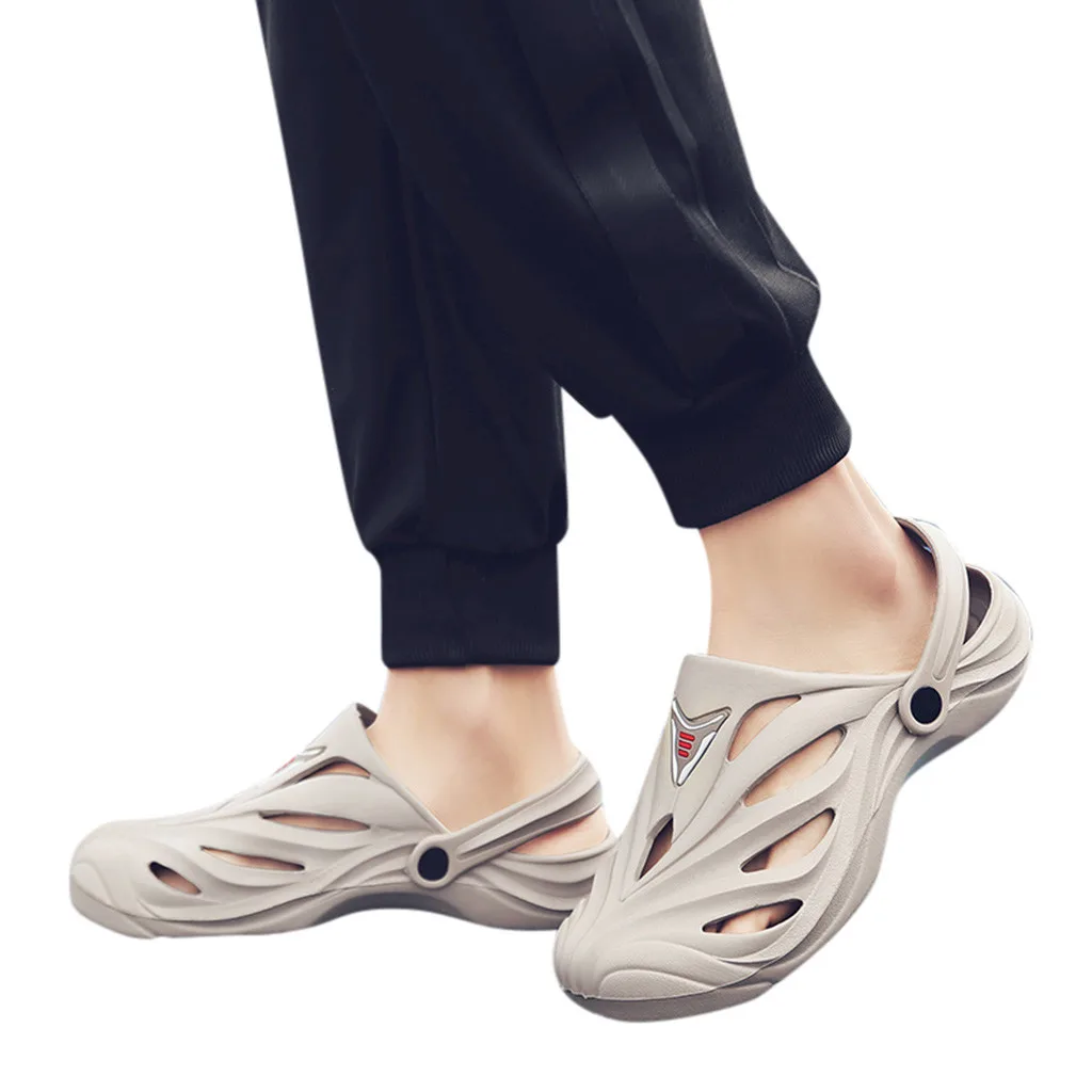 SAGACE/мужская летняя пляжная обувь на толстой нескользящей подошве с отверстиями