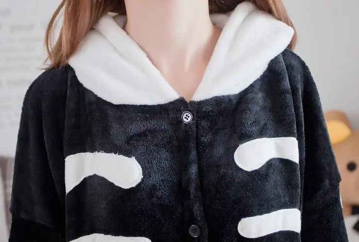 Прохладный скелет Пижама с рисунком из Аниме Onesie Косплэй костюм в стиле унисекс