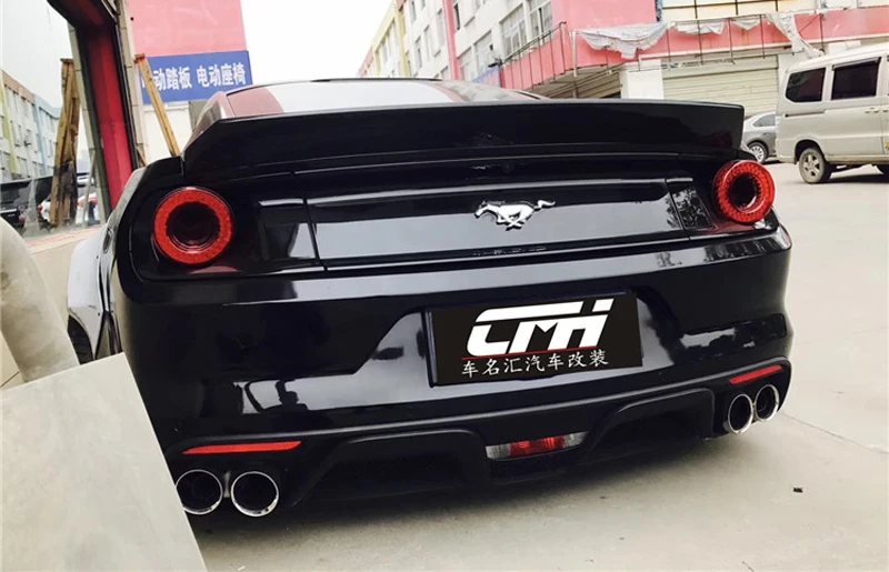 Kirnese задний спойлер багажника из углеродного волокна крыло для Ford Mustang машина для Автогонки стайлинг хвост губы крыло
