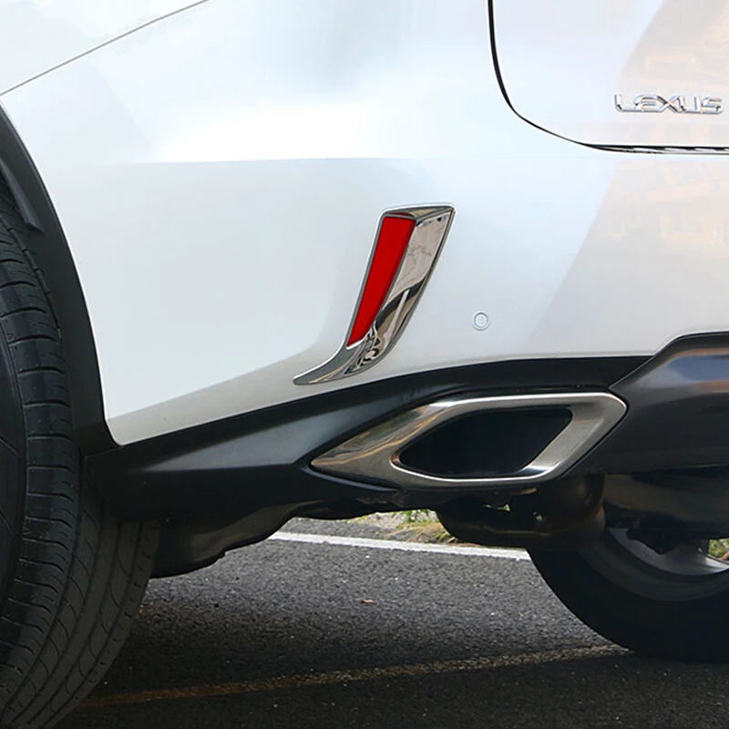 ABS хром для Lexus RX 2016 2017 Автомобильный задний противотуманный Абажур накладка