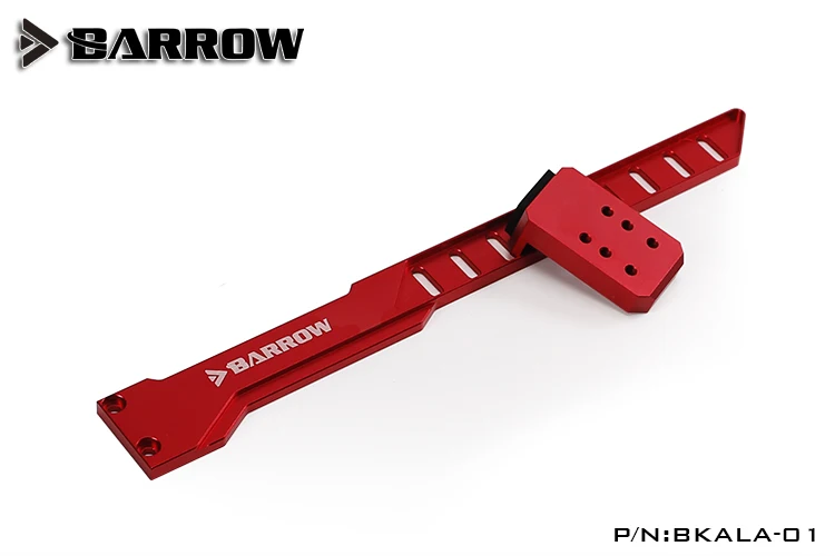 Кронштейн GPU из алюминиевого сплава Barrow для предотвращения деформации видеокарты, поддержка видеокарты BKALA01 - Цвет лезвия: Красный