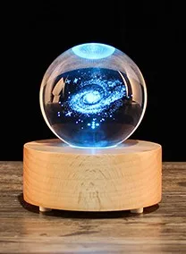Circle Светящаяся музыкальная шкатулка в виде хрустального шара креативные подарки на день рождения Музыкальная шкатулка деревянная bluetooth-колонка снежный шар Рождественские Свадебные подарки - Цвет: Circle