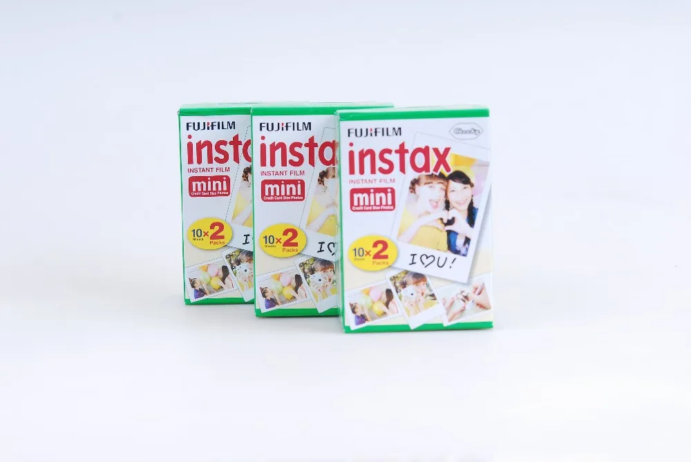 Оригинальная пленка Fujifilm Instax Mini 8 9 (20 листов) для камеры Instant mini 7 s 25 50 90 фотобумага
