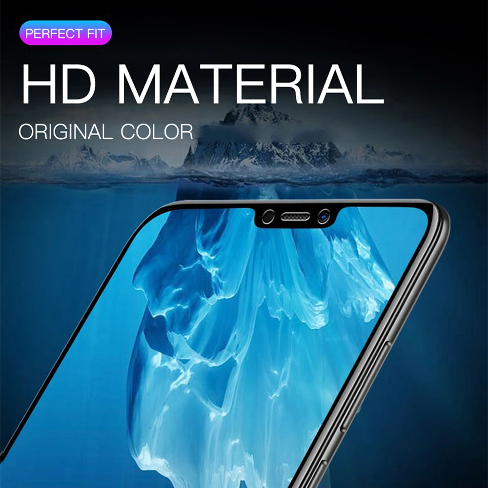 Защитное стекло 20D подходит для xiaomi redmi 7 note Pro K20 Полное покрытие Передняя пленка