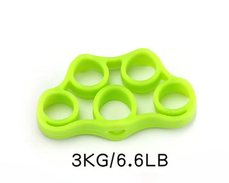 Light green 6.6LB 3 уровня палец Эспандеры растягиватель для пальцев рук, который поможет избавиться от сцепление тренажер для пальцев Тренажер - Цвет: Light green 6.6LB