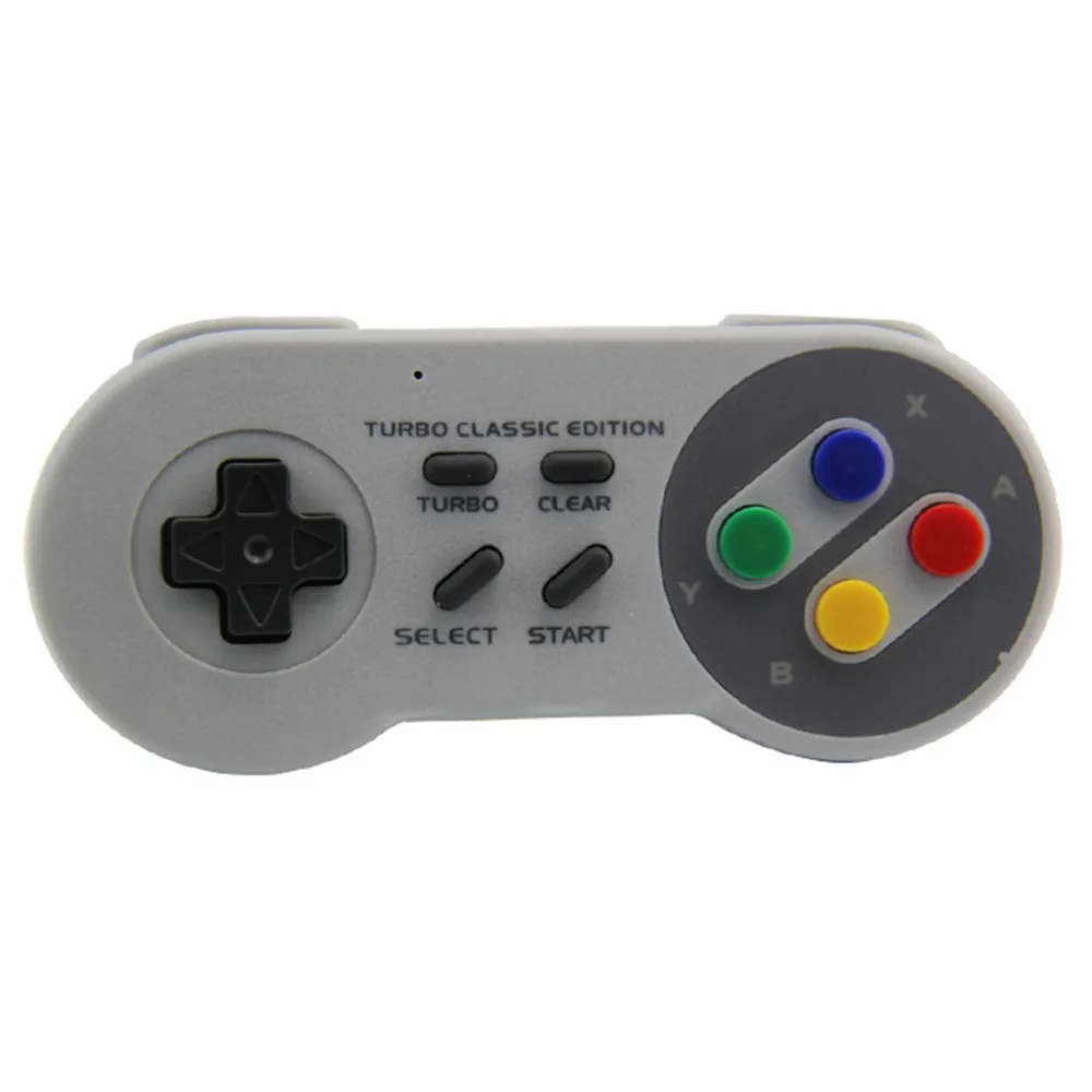 MASiKEN беспроводной контроллер 2 4G Gamapad джойстик для NES/SNES/Wii Classic mini Edition игровая