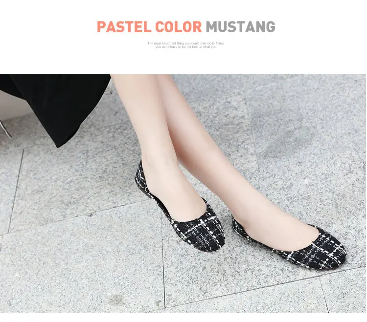 chaussures ete femme summer women flats shoes women shallow mouth flat bottom round head shoes female multi loafers ladies