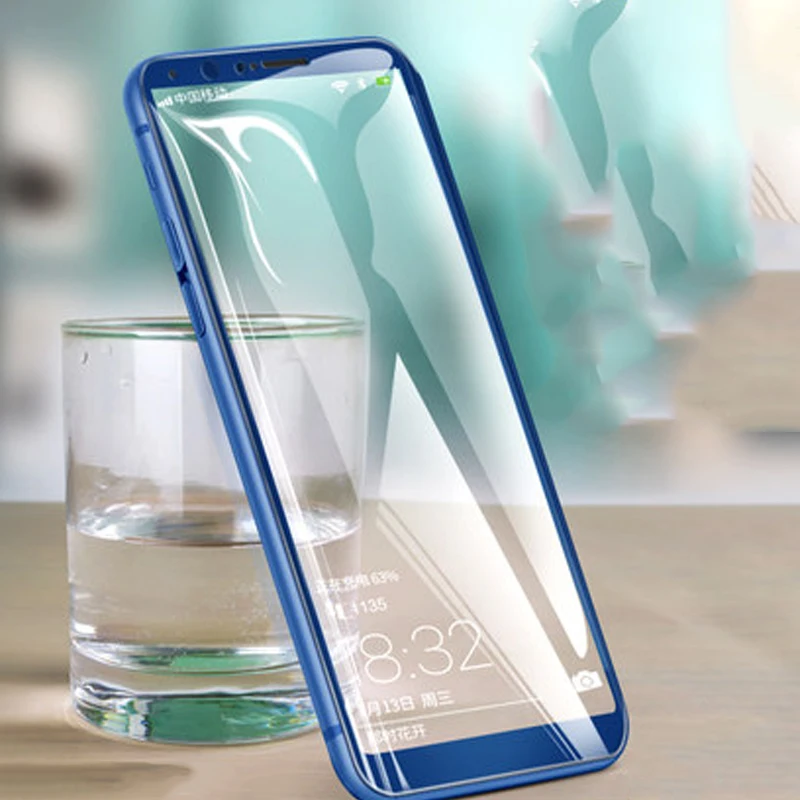 Закаленное стекло с полным покрытием для Huawei Honor View 10 протектор экрана закаленная