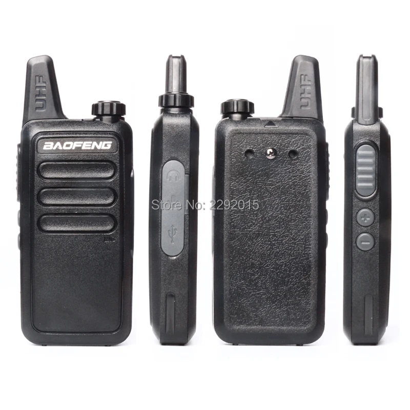 2 шт. Baofeng BF-R5 портативная рация USB Перезаряжаемые R5 двухстороннее радио PMR446