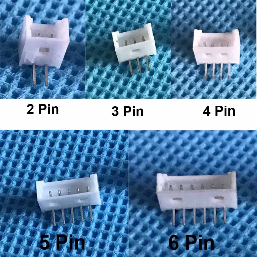 Micro JST 1 25 ММ 2P 3P 4P 5P 6P 3-контактный прямоугольный гнездовой разъем 100 шт. |