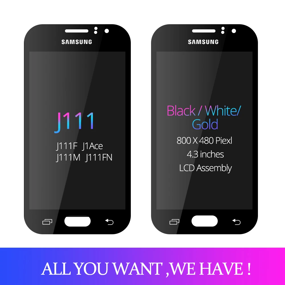 4,3 ''J111 ЖК-дисплей для samsung Galaxy J1 Ace J111 J111F J111M J111FN ЖК-дисплей сенсорный дигитайзер сенсор сборка бесплатные инструменты