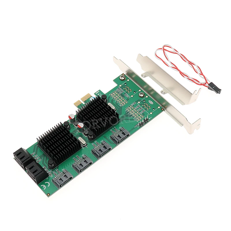 PCI E до 8 портов SATA 3 0 6 ГБ/сек. карта расширения 88SE9215 + 9705 чипсет для Marvell|Платы