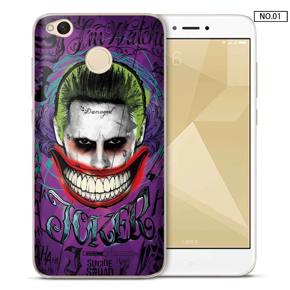 Soft silicone TPU Case for Xiaomi Redmi 4X 5A 5 Plus 4 Pro joker Phone Cover Note 4Pro Mi A1 5X 6 | Мобильные телефоны и