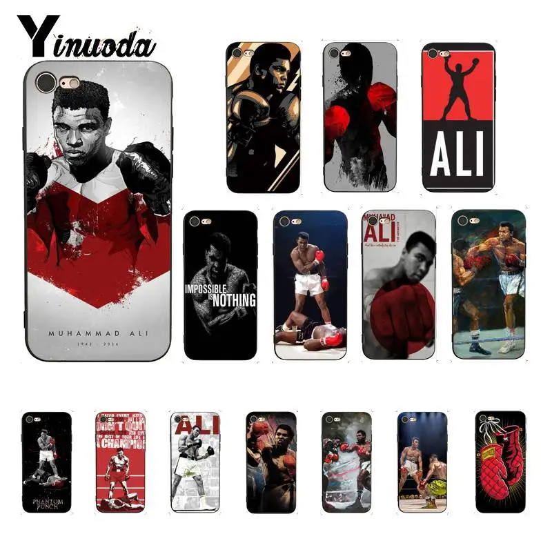 Чехол для телефона Yinuoda Muhammad Ali boxing champion с рисунком iPhone 8 7 6 6S 6Plus X XS MAX 5 5S SE XR Fundas Capa 11