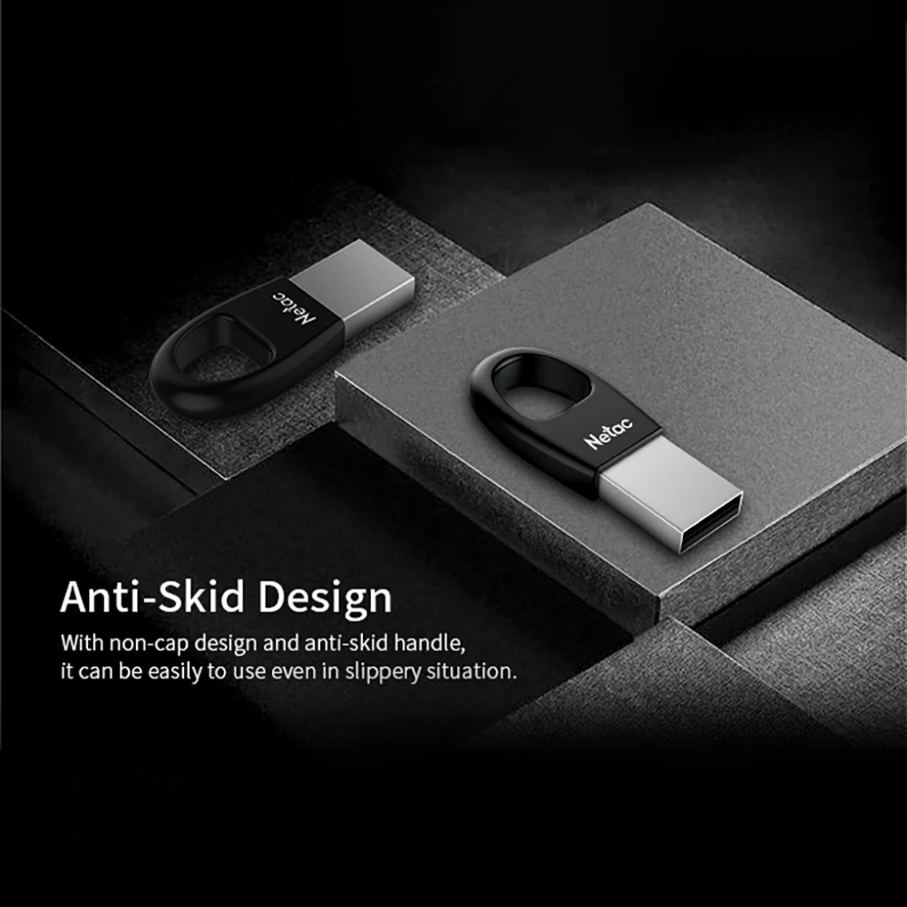 Netac Mini Size 44mm USB 2.0 Flash Disk 32GB Black 4g USB2.0 Drive Encrypted 32 64 GB Portable Pendrive 64GB With Ring | Компьютеры и