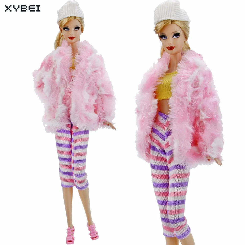 Модная зимняя одежда повседневная розовое пальто зимний жилет брюки обувь Кепка