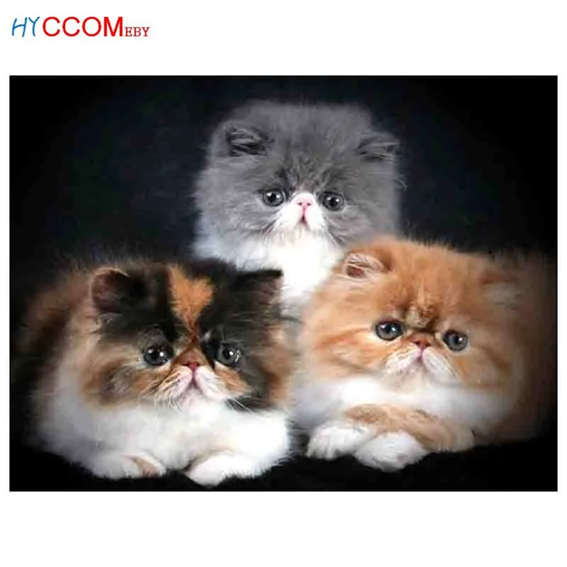 

5d три маленьких котята Стразы, алмазная вышивка, религия, «сделай сам», алмазная живопись, бриллиантовая мозаика; Резина square