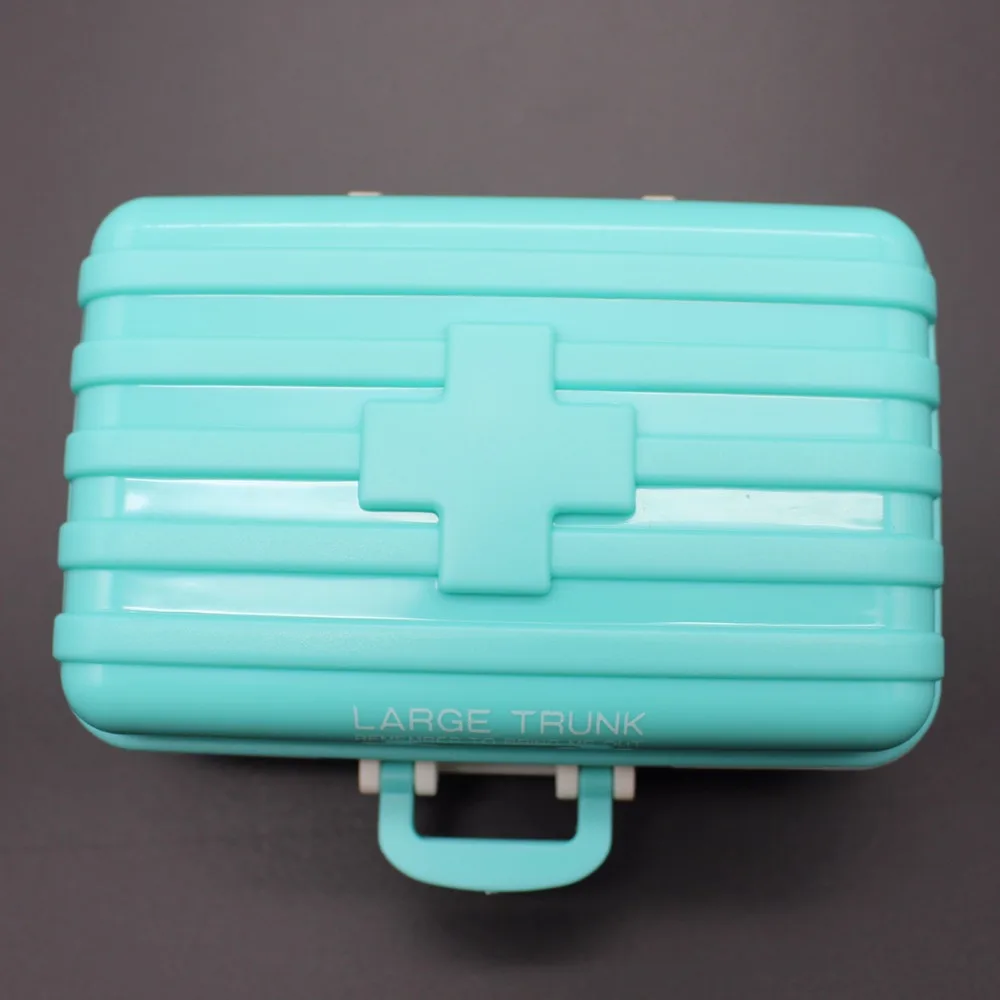 Творческий Портативный Пластиковые Таблетки Диспенсер Небольшой Путешествия