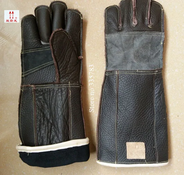 Защитные перчатки против змеи arbeitshandschuhe для животных, собак, ящериц, guantes de trabajo, утолщенная кожа, защита от иглоукалывания