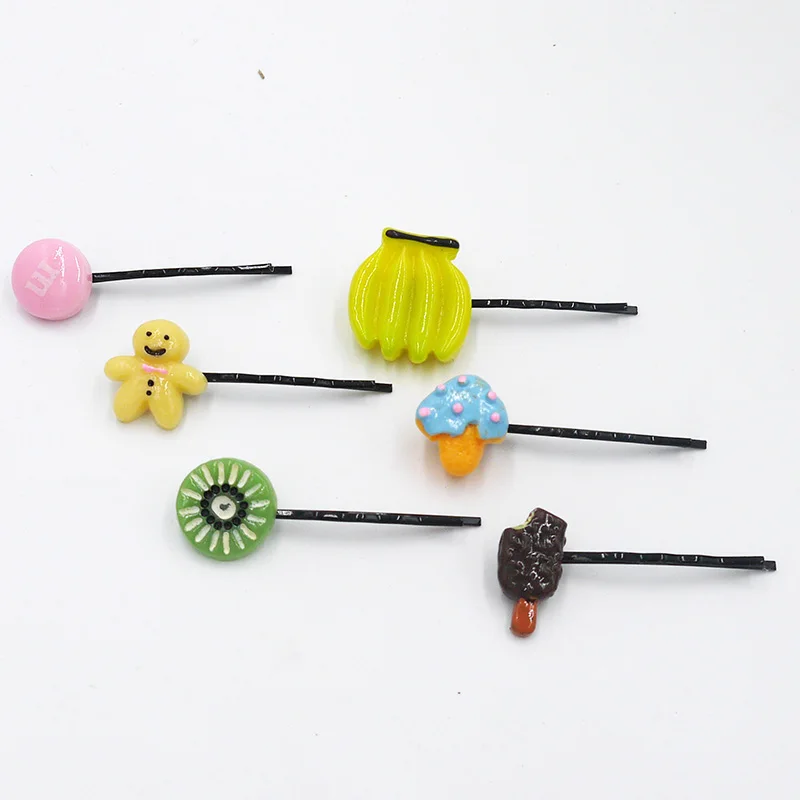 20pcs/set Korean Cute Fruits Hair Clip Candy Color Hairpins Professional Headwear With Beautiful Design New Accessories | Красота и