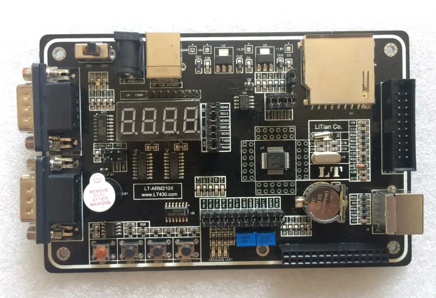 ARM7 Новая плата LPC2103 обучающая доска для отправки поддерживающего видео LCD12864