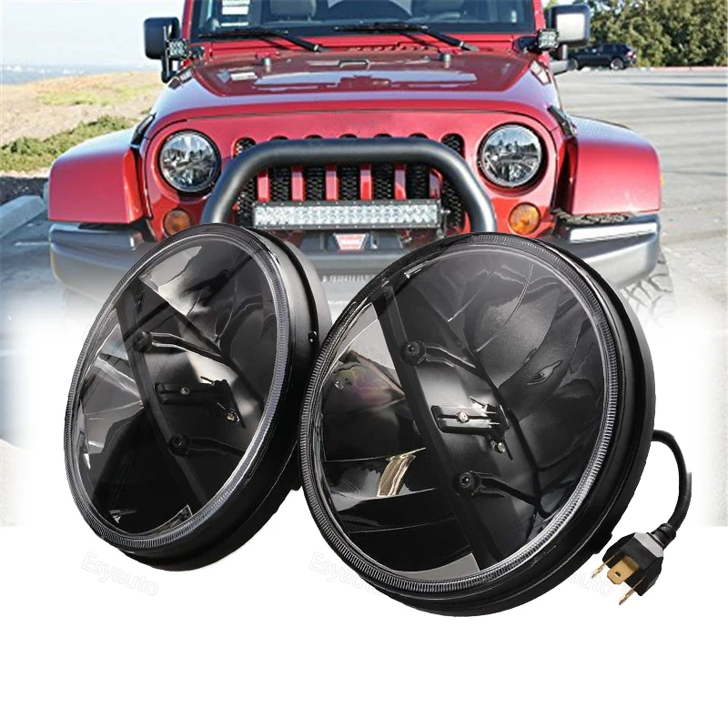 Фары круглые светодиодные 7 дюймов 30 Вт 6000 К 10 в 2 шт.|7 inch headlights|led 6000kheadlight lamp |
