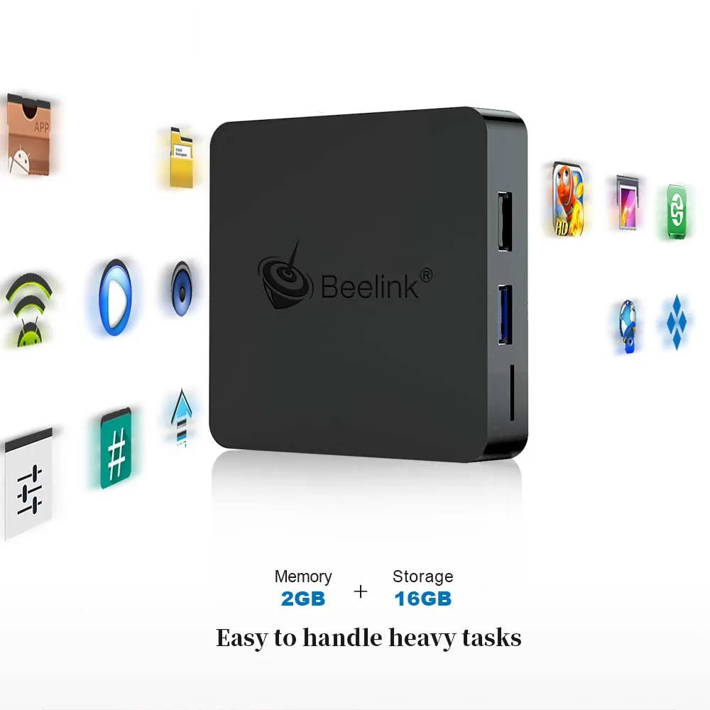 Мини ТВ-бокс Beelink GT1 Amlogic S905X2 Android 8,1 tv Box 4G DDR4 32G BT 4,0 Dual Wifi HDMI 2,0 телеприставка с голосовым управлением