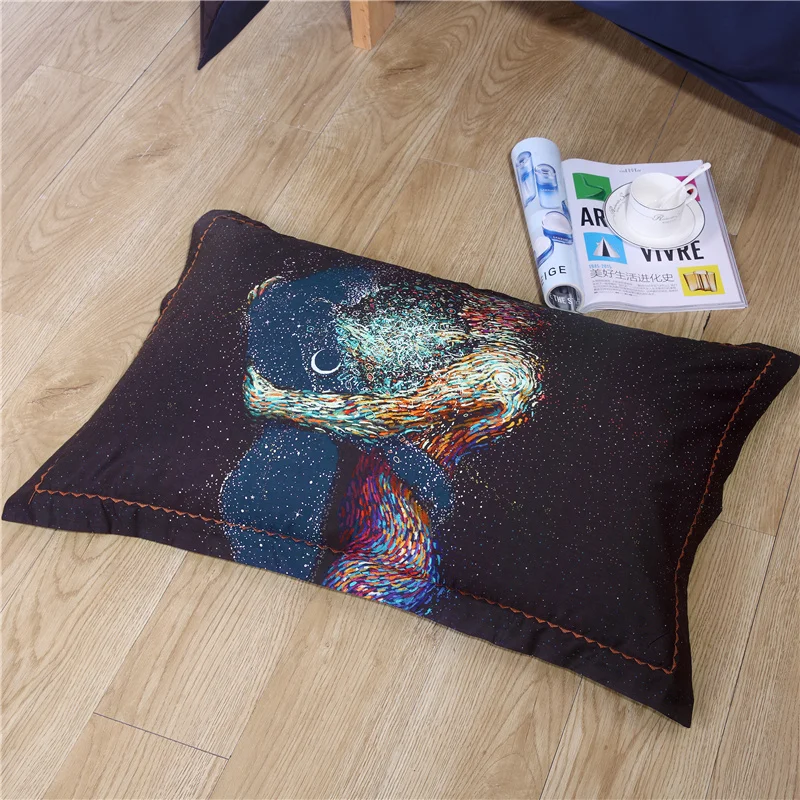 Новинка 2016 100% хлопок 60 дюймов высокая плотность твил поп 4 шт. 3D комплект