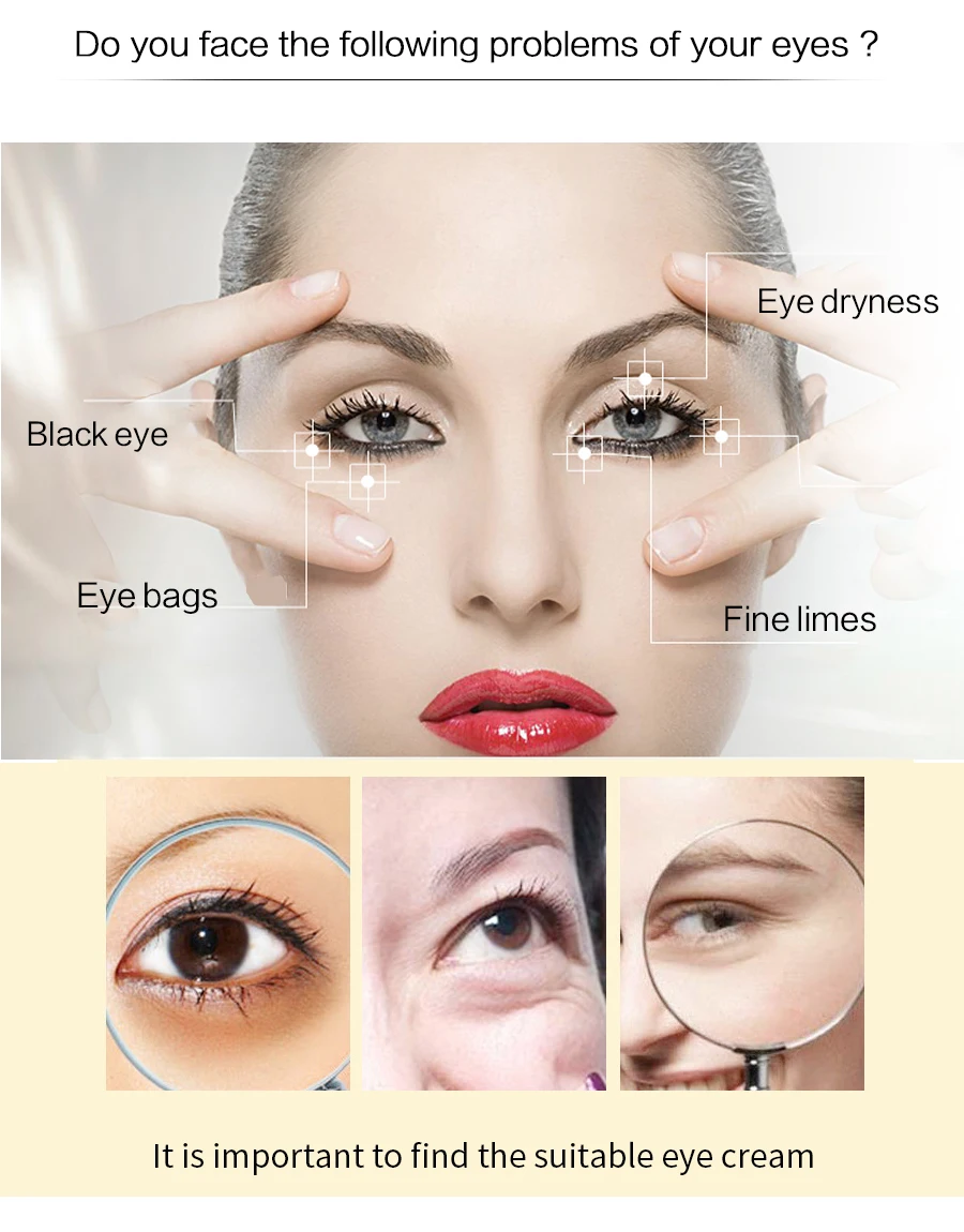 1 шт. антивозрастной крем для кожи вокруг глаз от Тёмных кругов и морщин| |