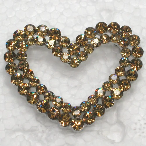 

Rhinestone Heart Pin brooches Jewelry gift C139 G